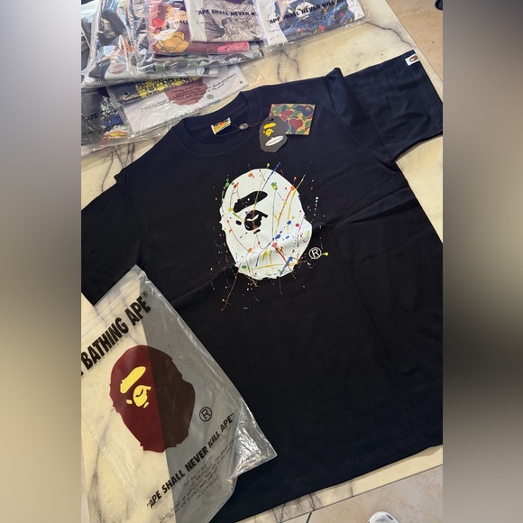A Bathing Ape Black T-Shirt - Picture 1 of 1